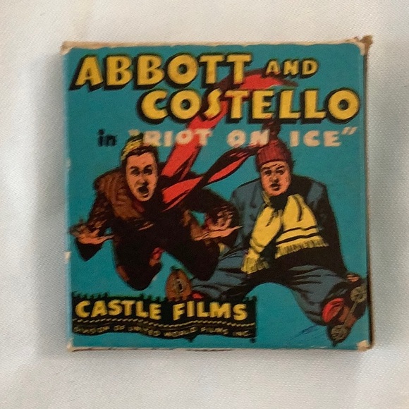 Castle Films 8mm Abbott and Costello. Riot on ice. - Picture 2 of 7